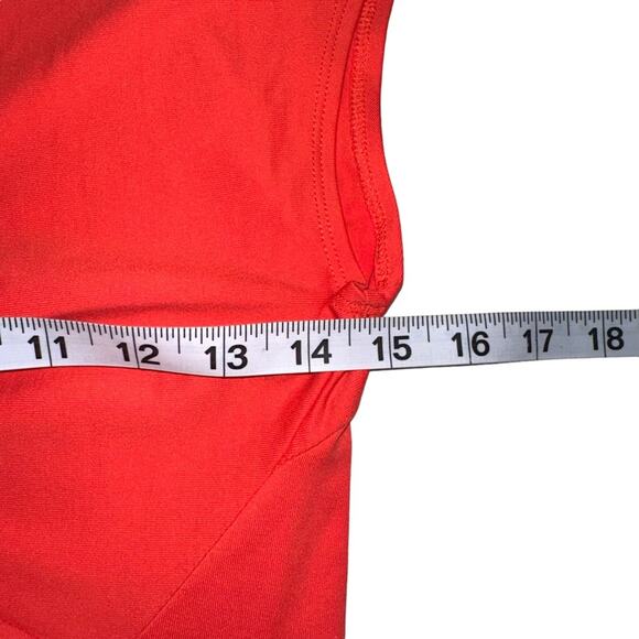 Patagonia Banda Twist Front Knit Orange Short Cap Sleeve Dress SMALL - Picture 5 of 7